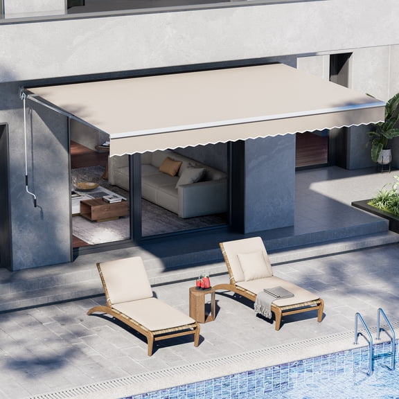 13.1'x8.2' Patio Awning Retractable