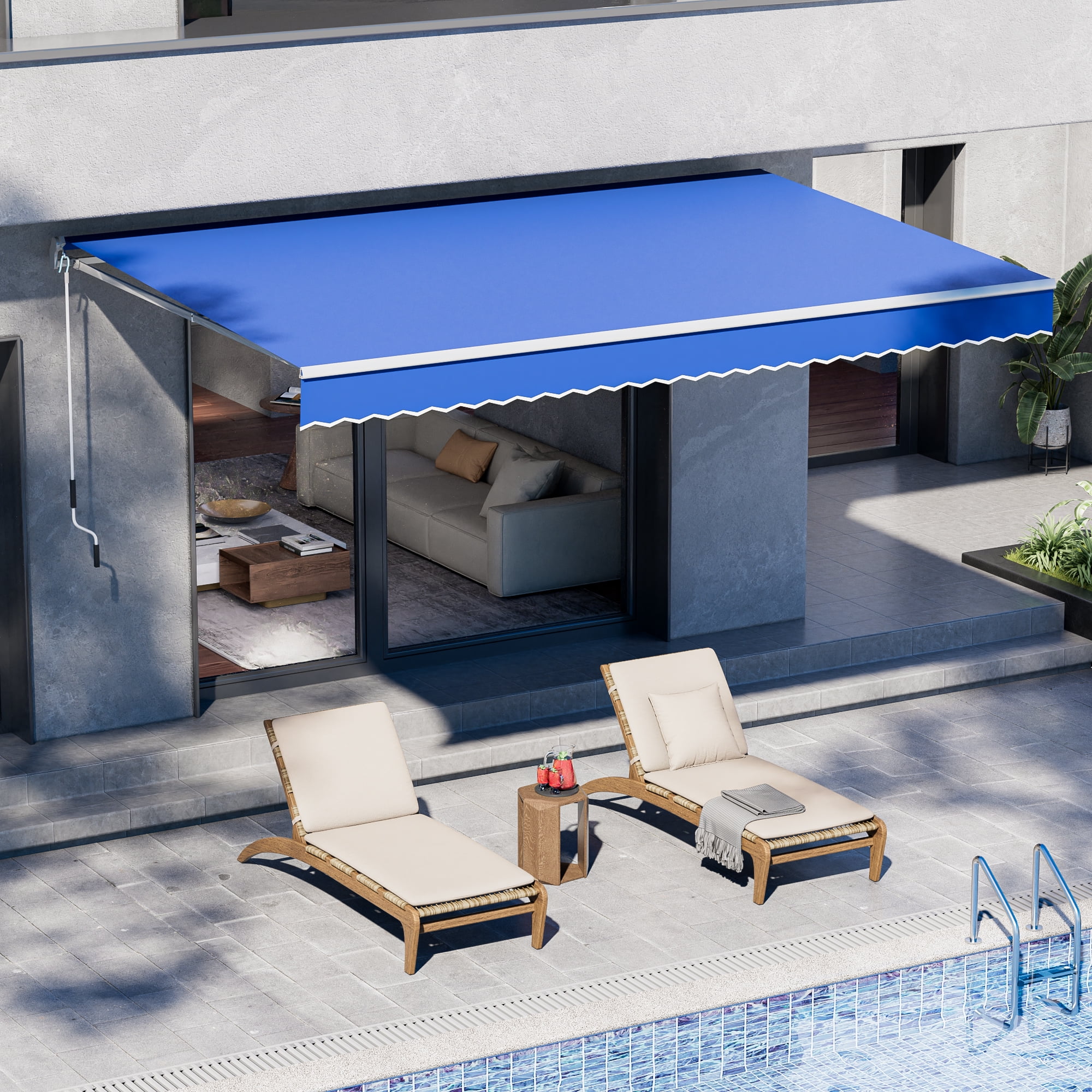 13.1'x8.2' Patio Awning Retractable