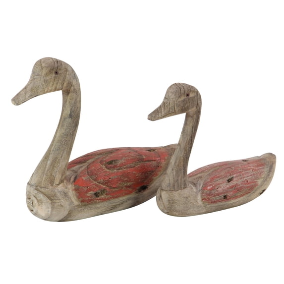 DecMode 9" Duck Garden Sculpture (2 Pack)