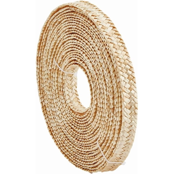 13.12 Yards Wheat Straw Ribbon Hat Making 0.83 Inch Wide Straw Braid Ribbon