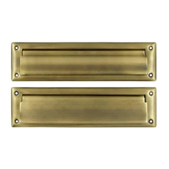 13.12 in. Mail Slot with Interior Flap, Antique