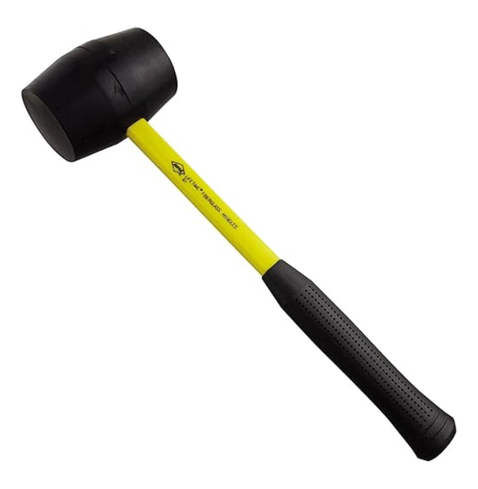 13-120 Rubber Mallet Fiberglass Handle, 2 lb., Yellow