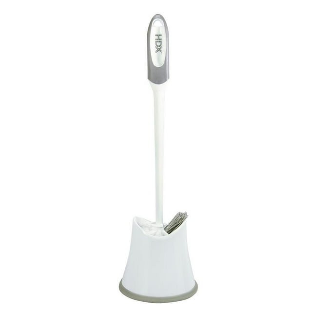 13.125 in. Polypropylene Toilet Bowl Brush and Holder