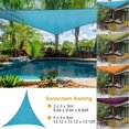 13.12ft Shade Sail Patio Cover Shade Canopy Camping Sail Awning Sail