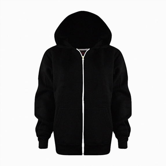 13-14 Years Teen Sweatshirtst Color Solid Zip Jackets Long Hoodie Top Boys Sleeve Boys Coat Jacket Pullovers Tops Back To School Clothes White Sweatshirtst