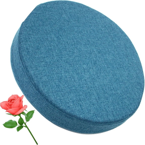 13/15/17/19 inch Round Seat Chair Stool Cushion Pad Foam Cushion Anti Slip Soft and Comfortable Office Round Cushion, Washable(A17,17x2in)