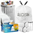 thumbnail image 1 of 13 To 15 Gallon Trash Bags, Tall Kitchen Garbage Bags Drawstring, Ultra Strong Recyclable Trash Bags Unscented Trash Can Liners For Kitchen and Commercial 30 Count (Pake of 1), 1 of 7