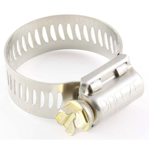 13/16"-1 1/2" Worm-Drive Hose Clamps, SAE 16 - (pack of 10)