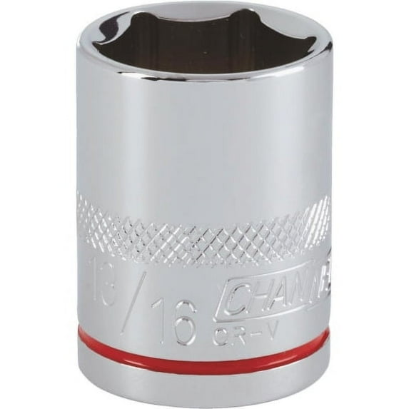 Channellock 1/2" Drive 13/16" 6-Point Shallow Standard Socket