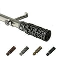 thumbnail image 1 of 13/16" Dia Adjustable 120-170" Rocco Curtain Rod in Satin Nickel, 1 of 3