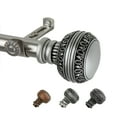 thumbnail image 1 of 13/16" Dia Adjustable 28-48" Siena Curtain Rod in Satin Nickel, 1 of 3