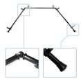 thumbnail image 1 of 13/16" Dia Bay Window curtain rod, Adjustable 20"-36", 38"-72" - Black,(AWI-Bay-12), 1 of 3