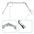 thumbnail image 1 of 13/16" Dia Bay Window curtain rod, Adjustable 20"-36", 38"-72" - Satin Nickel,(AWI-Bay-15), 1 of 3