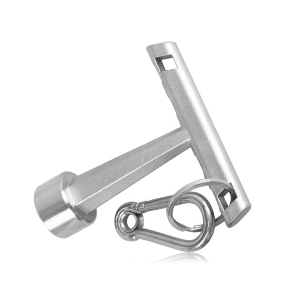 13/16" Penta Curb Box Key Wrench for 5 Point Water Meter Key