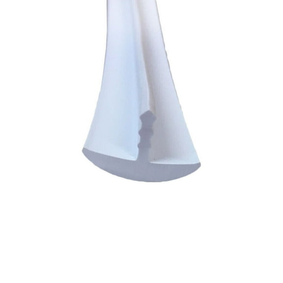 13/16" White T Molding Flexible Gap Edge Trim - RV, Travel Trailer, Boat, Marine, and Home Application (White, 10 ft)