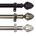 thumbnail image 1 of 13/16 inch Cupule Curtain Rod 28-48" - Satin Nickel, 1 of 1