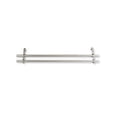 thumbnail image 1 of Contemporary Home Living 84" Silver Solid Contemporary Double Curtain Rod, 1 of 1
