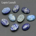 thumbnail image 1 of 13*18mm Beads Oval Flatback Cab Cabochon Gemstone Polished Jewelry Making DIY, 1 of 9