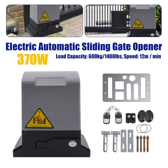 13.2*6.1*10.6 Sliding Gate Opener Electric Operator 1322 lbs 600kg Automatic Motor Remote Kit for Iron Doors