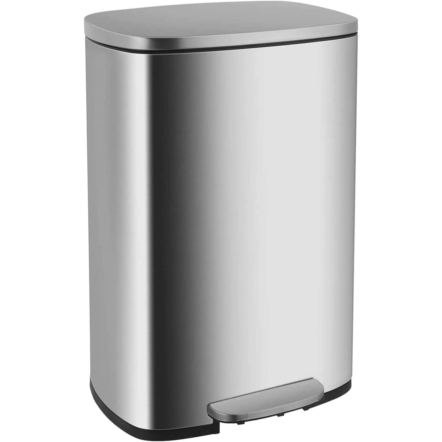 13.2 Gallon(50L) Trash Can, Fingerprint Proof Stainless Steel Kitchen