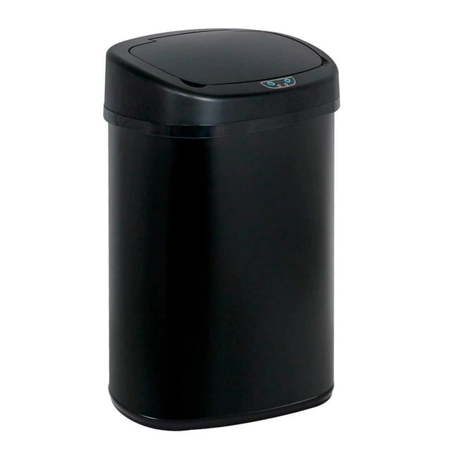 13.2 Gallon Trash Can Kitchen Bathroom Bedroom Stainless Steel ...