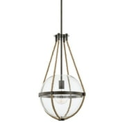 13.25 Inch 1 Light Pendant In Transitional Style 13.25 High By 72.75 Wide-Nordic Grey Finish -Traditional Installation Capital Lighting 327413Ng