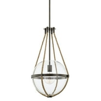 13.25 Inch 1 Light Pendant In Transitional Style 13.25 High By 72.75 Wide-Nordic Grey Finish    -Traditional Installation Capital Lighting 327413Ng