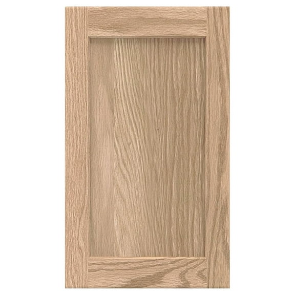 13.25W x 22.5H Unfinished Oak Kitchen Cabinet Door Replacement, Shaker