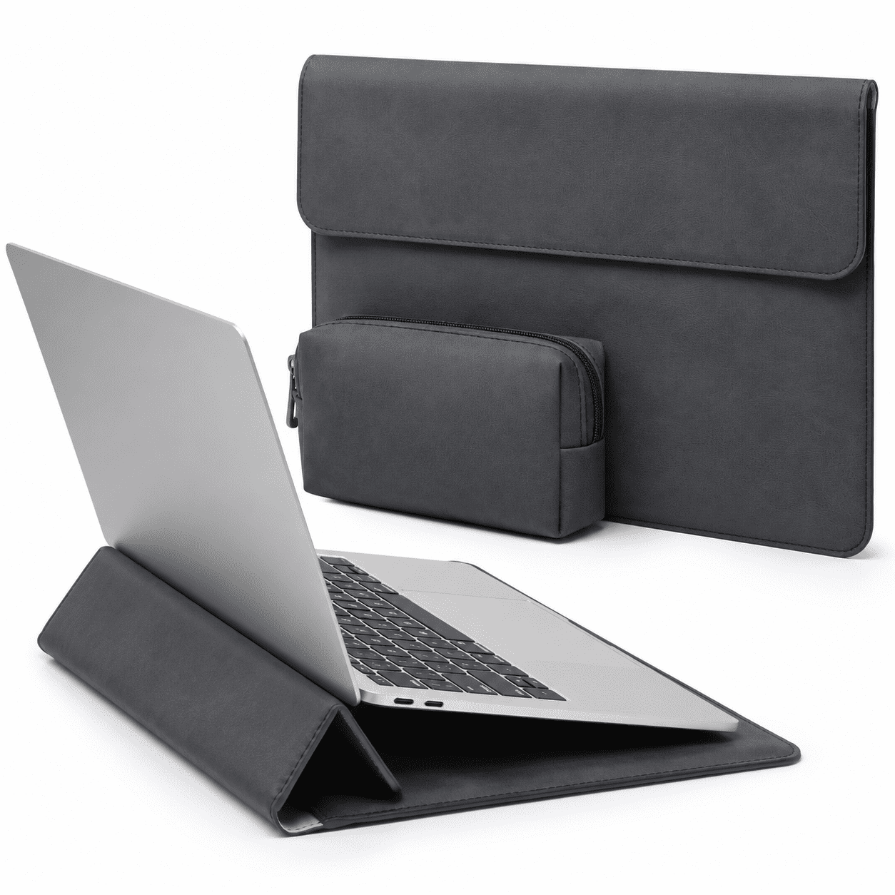 13.3-14 Inch Laptop Case Sleeve With Stand Feature Graphite - Walmart.com