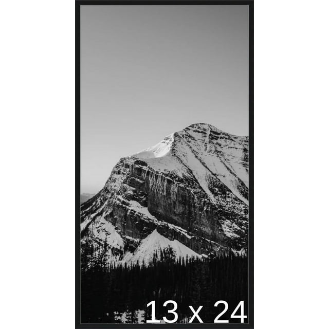13 3/8 x 24 1/8 Black Metal Frame (Ashford) 13.4x24.1 inches