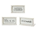 thumbnail image 1 of Set of 3 Rustic Assorted Wood and Metal Wall Decor, 1 of 5