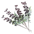 thumbnail image 1 of 13.4 Inch Artificial Berry Stem Spray with Green Leaf,Fake Berry Branch Pick,Floral Craft Vase Bouquet Filler,Wedding Home Table Centerpiece Accessory for Indoor Outdoor Holiday Mantle Wall Decor, 1 of 7