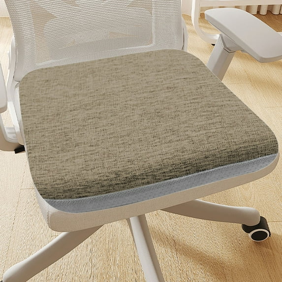 13.4 Inch Foam Seat Cushion, Dining Chair Cushion, Comfort Cushion for Office, Kitchen, Car, Light Gray and Sky Blue Colors, Ideal for Long Sitting Hours