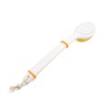 thumbnail image 1 of 13.4" White Soft Bristle Long Handle Body Bath Brush for Back Deep Clean, 1 of 7