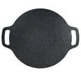 thumbnail image 1 of 13.4 in Korean BBQ Grill Pan, Stainless Steel BBQ Grill Pan with Handles, Indoor and Outdoor Use, Griddle for Gas or Induction Ranges, 1 of 5