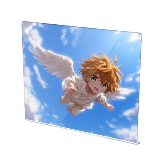13.4" x 16.5" Food-Grade Acrylic Cutting Board Non-Slip Kitchen Chopping Board Anime Angel