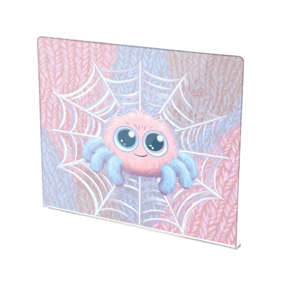 13.4" x 16.5" Food-Grade Acrylic Cutting Board Non-Slip Kitchen Chopping Board Big-eyed Fuzzy Little Spider
