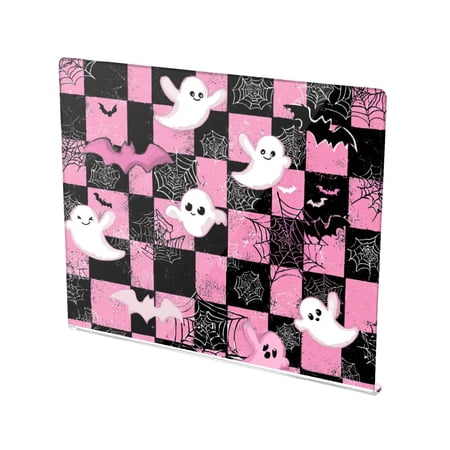 13.4" x 16.5" Food-Grade Acrylic Cutting Board Non-Slip Kitchen Chopping Board Cartoon Ghosts