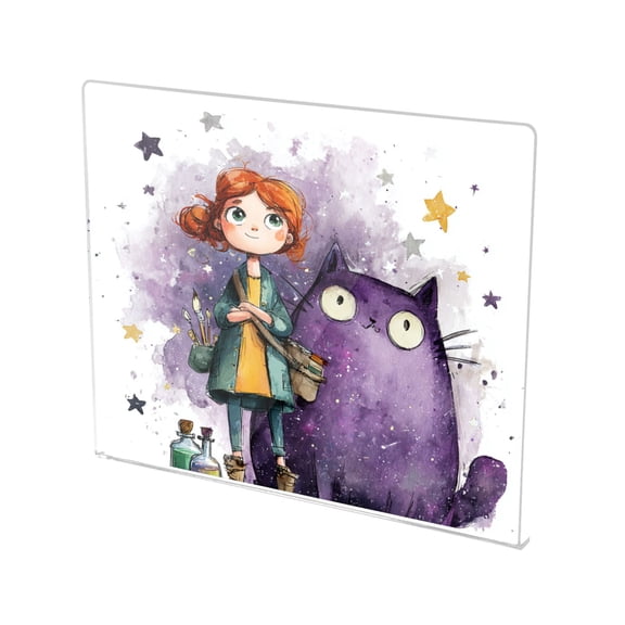 13.4" x 16.5" Food-Grade Acrylic Cutting Board Non-Slip Kitchen Chopping Board Creator Of Magic