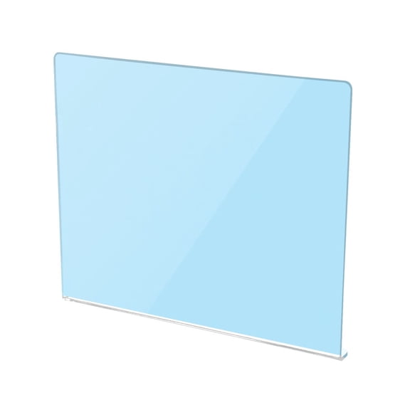 13.4" x 16.5" Food-Grade Acrylic Cutting Board Non-Slip Kitchen Chopping Board Light Blue Solid Color Background