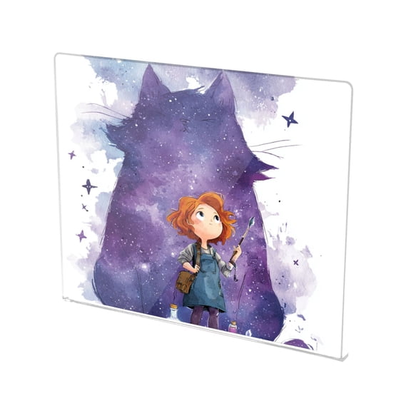 13.4" x 16.5" Food-Grade Acrylic Cutting Board Non-Slip Kitchen Chopping Board Magic Marker