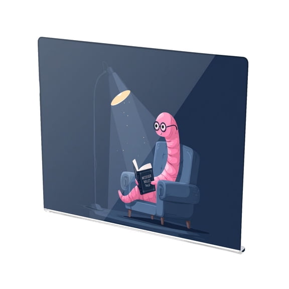 13.4" x 16.5" Food-Grade Acrylic Cutting Board Non-Slip Kitchen Chopping Board Mr. Earthworm