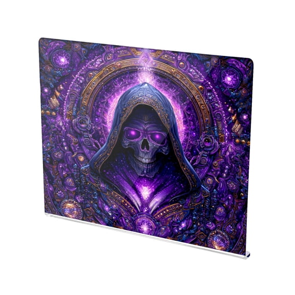 13.4" x 16.5" Food-Grade Acrylic Cutting Board Non-Slip Kitchen Chopping Board Shinigami Magic Card