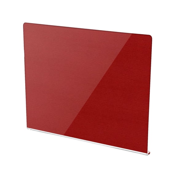 13.4" x 16.5" Food-Grade Acrylic Cutting Board Non-Slip Kitchen Chopping Board Solid Deep Crimson Background