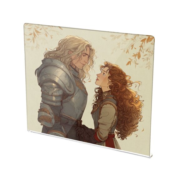 13.4" x 16.5" Food-Grade Acrylic Cutting Board Non-Slip Kitchen Chopping Board Warrior Lover