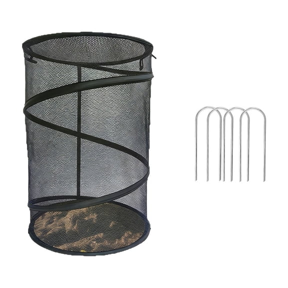 13.4x22.8in Pop Up Plants Protection Mesh Cover, Foldable Plastic Garden Plant Cage Netting, Reusable Anti Bird Animal Barrier Net for Vegetables Flowers Seedlings Yard Balcony Raised Bed Use