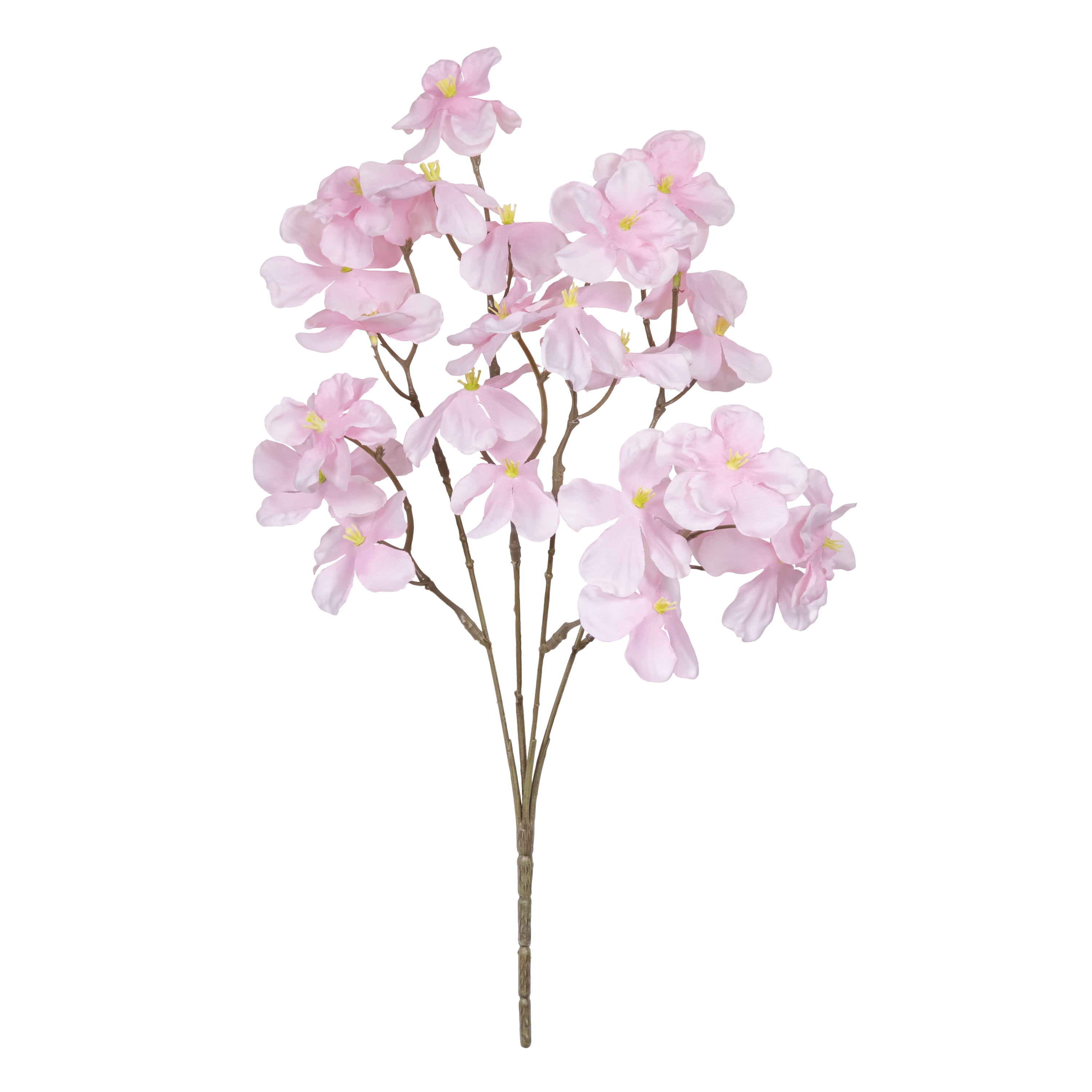 13.5" Artificial Silk Pink Cherry Blossom Spring Pick, for Indoor Use, by Mainstays