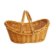 13.5" Honey Finish Willow Basket