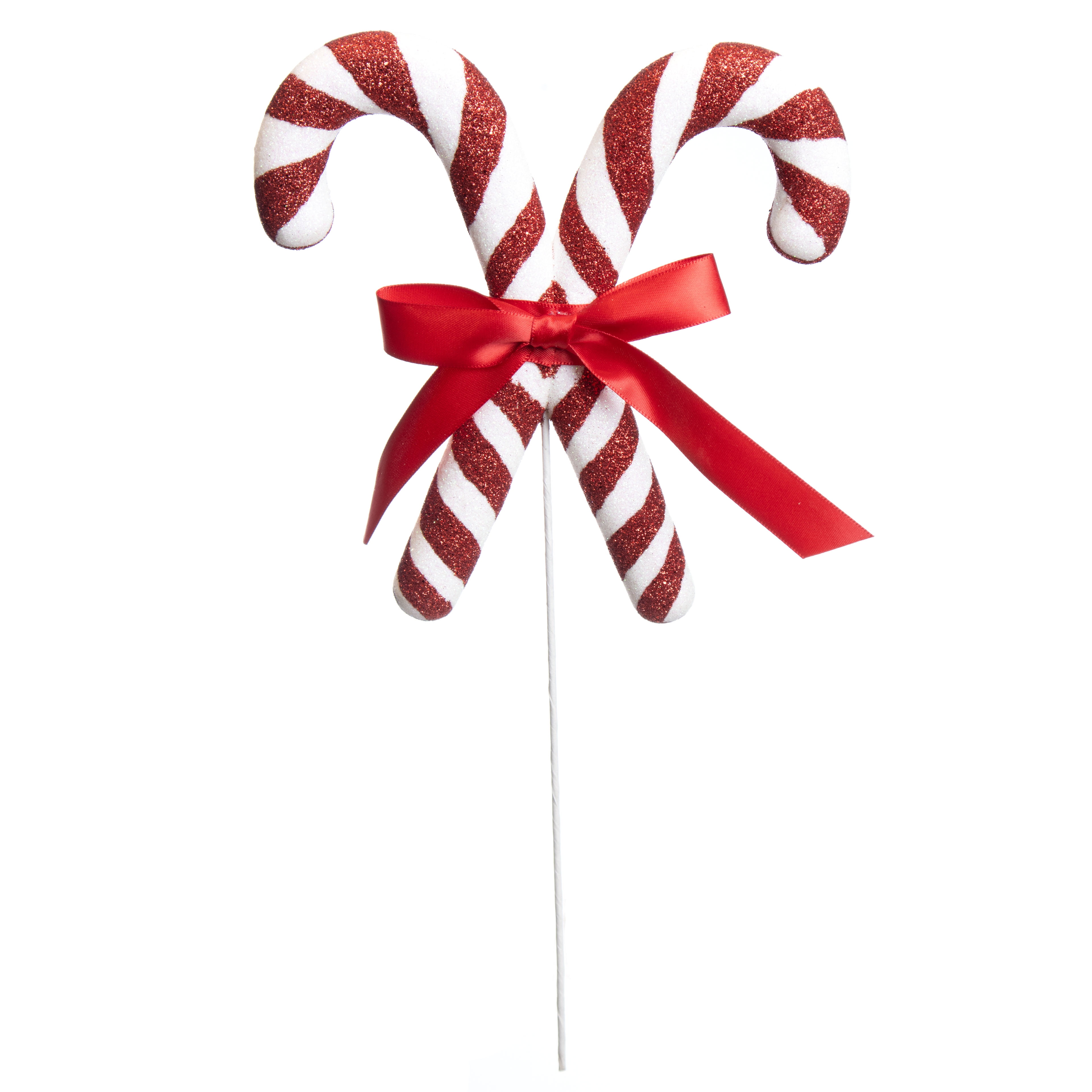 13.5" Red & White Candy Cane Pick by Ashland - Christmas Florals for Home Dcor and Crafting