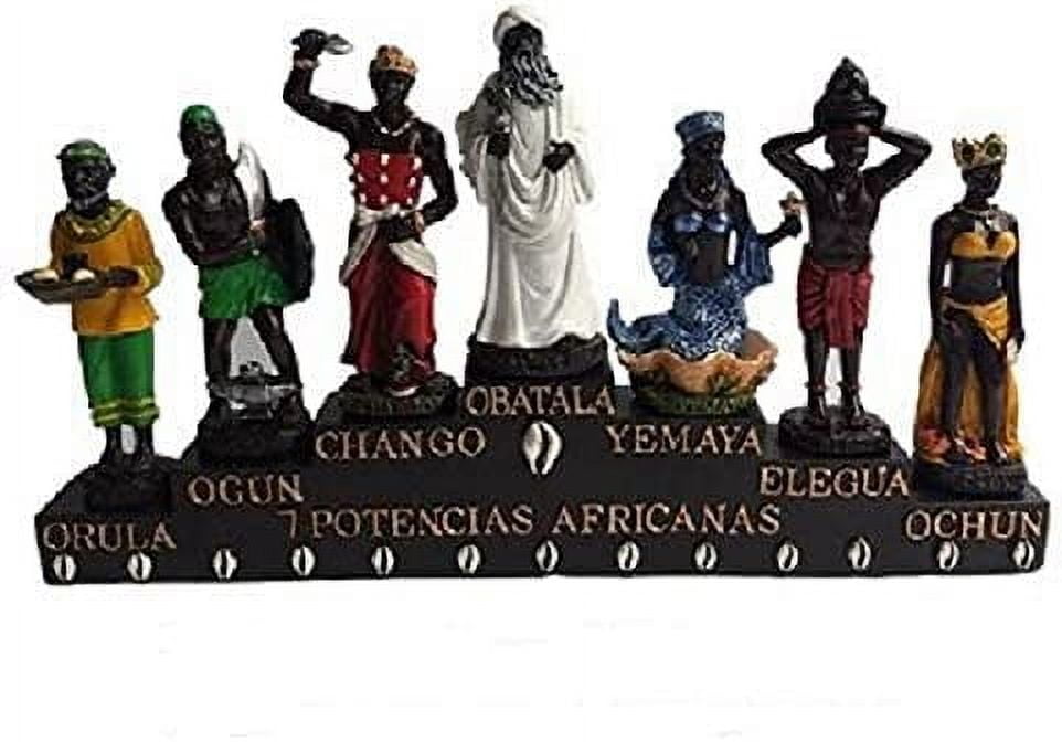 13.5" Seven African Powers Siete Potencias Africanas Oshun Yemaya